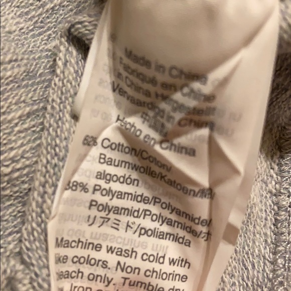 Madewell Relaxed Heather Gray Mock Neck Sweater - Picture 4 of 4